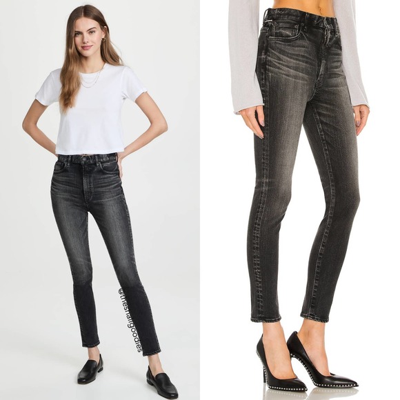 MOUSSY VINTAGE Fleetwood Rebirth Skinny Jeans High Waist Black